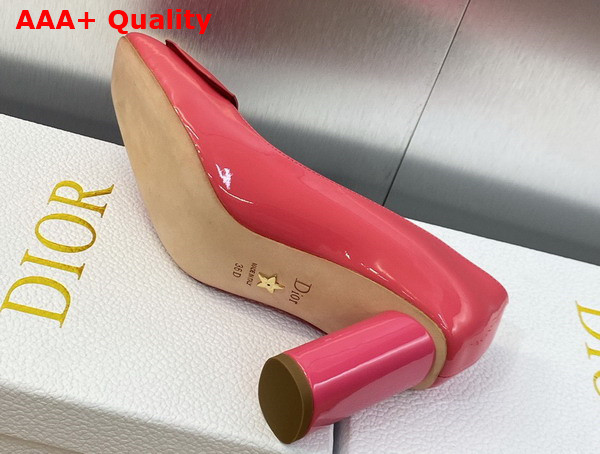 Dior Day Pump in Indy Pink Patent Calfskin Replica