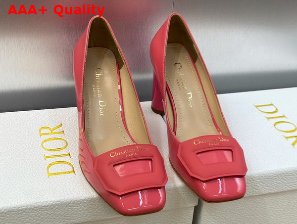 Dior Day Pump in Indy Pink Patent Calfskin Replica