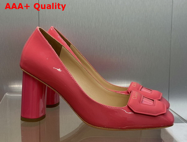 Dior Day Pump in Indy Pink Patent Calfskin Replica