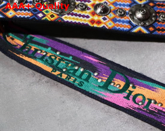 Dior Embroidered Canvas Shoulder Strap Replica