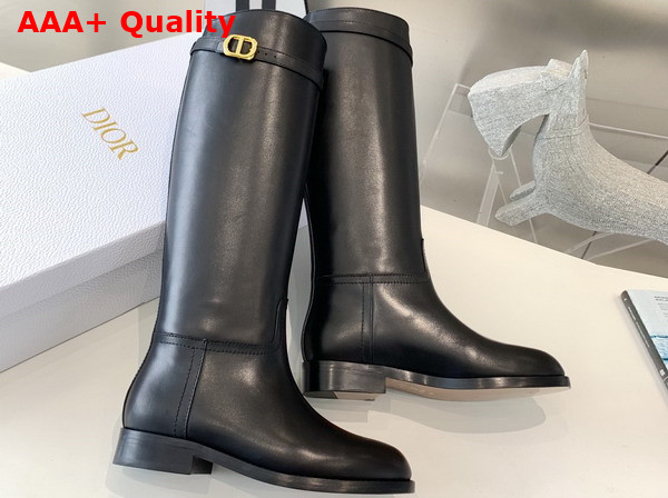 Dior Empreinte Boot Black Calfskin Replica