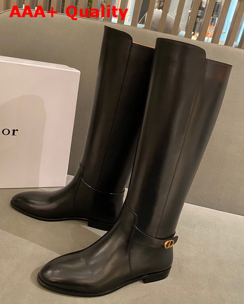 Dior Empreinte Boot Black Soft Calfskin Replica