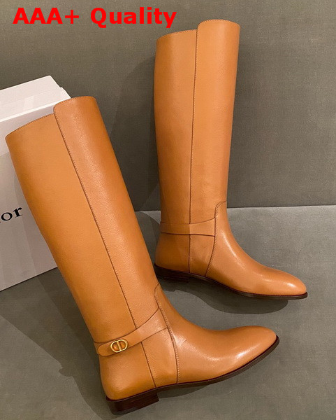 Dior Empreinte Boot Ochre Soft Calfskin Replica