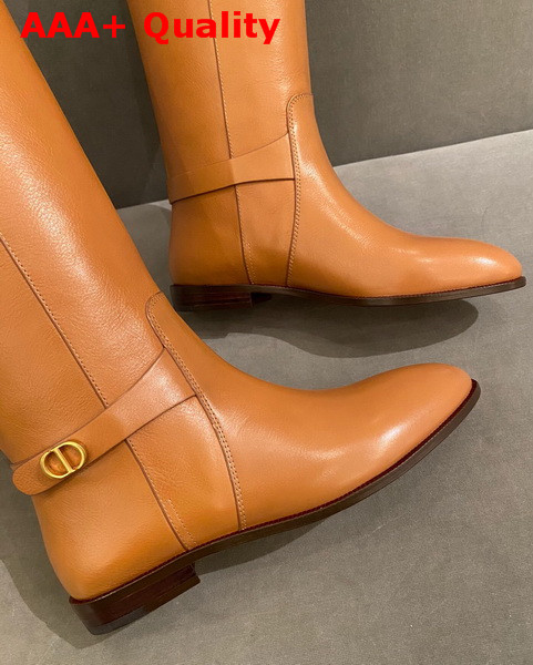 Dior Empreinte Boot Ochre Soft Calfskin Replica