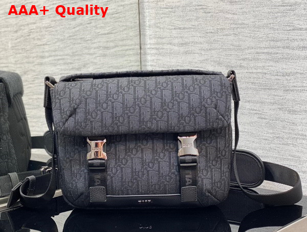 Dior Explorer Messenger Bag Black Dior Oblique Jacquard Replica