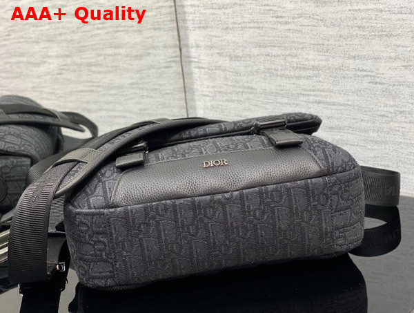 Dior Explorer Messenger Bag Black Dior Oblique Jacquard Replica