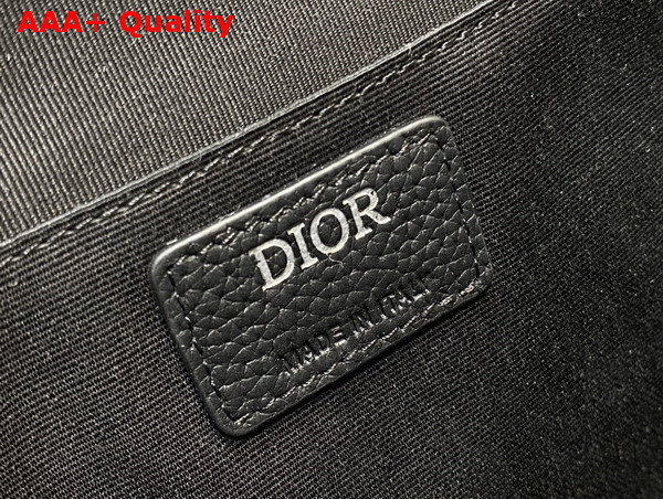 Dior Explorer Messenger Bag Black Dior Oblique Mirage Technical Fabric and Grained Calfskin Replica