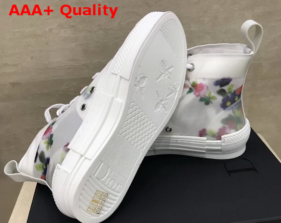 Dior Flowers Technical Canvas B23 High Top Sneaker Replica