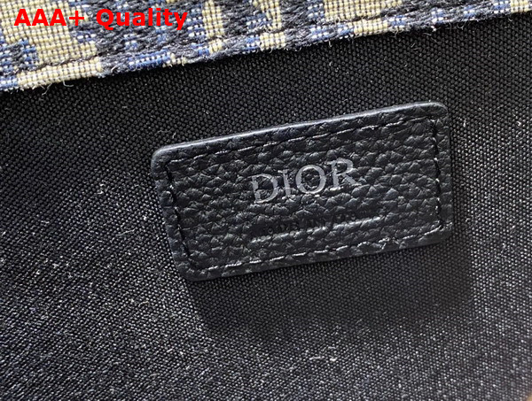 Dior Gallop Messenger Bag Beige and Black Dior Oblique Jacquard and Black Grained Calfskin Replica