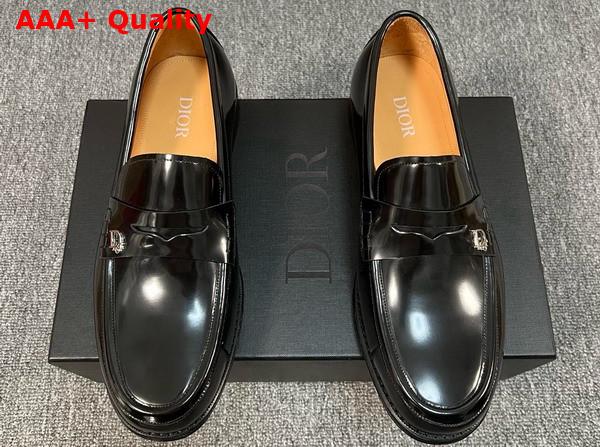 Dior Granville Loafer in Black Shiny Calfskin Replica