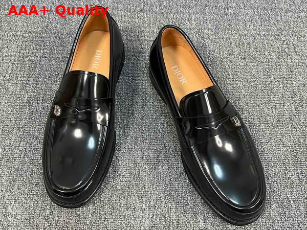 Dior Granville Loafer in Black Shiny Calfskin Replica