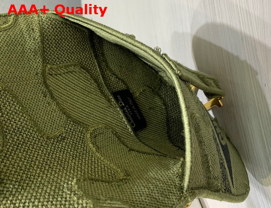 Dior Green Saddle Camouflage Pouch Belt Replica