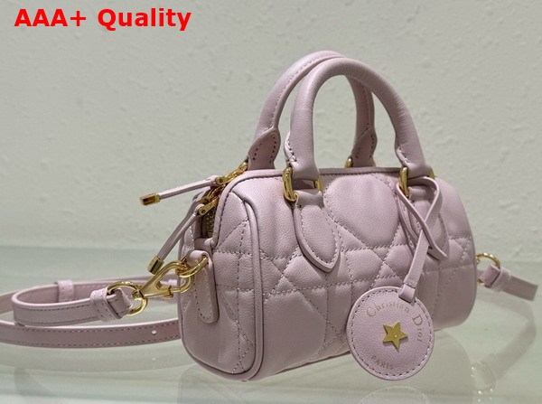 Dior Groove 18 Bag Pale Pink Macrocannage Calfskin Replica