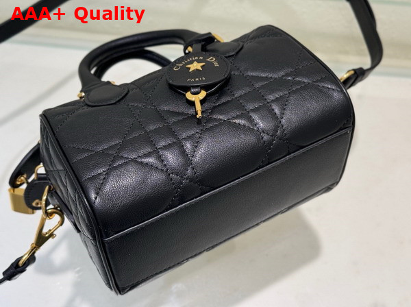 Dior Groove 20 Bag Black Macrocannage Calfskin Replica