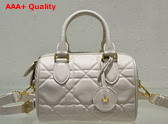 Dior Groove 20 Bag Dusty Ivory Macrocannage Calfskin Replica