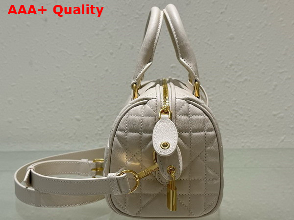 Dior Groove 20 Bag Dusty Ivory Macrocannage Calfskin Replica