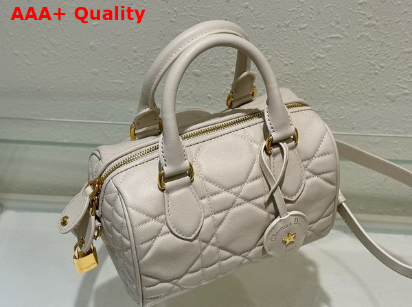 Dior Groove 20 Bag Dusty Ivory Macrocannage Calfskin Replica