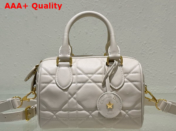 Dior Groove 20 Bag Dusty Ivory Macrocannage Calfskin Replica