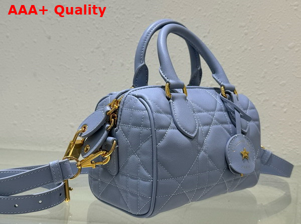 Dior Groove 20 Bag Pale Blue Macrocannage Calfskin Replica