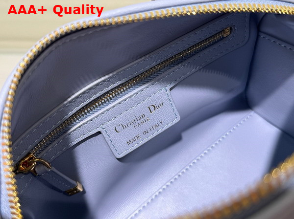 Dior Groove 20 Bag Pale Blue Macrocannage Calfskin Replica