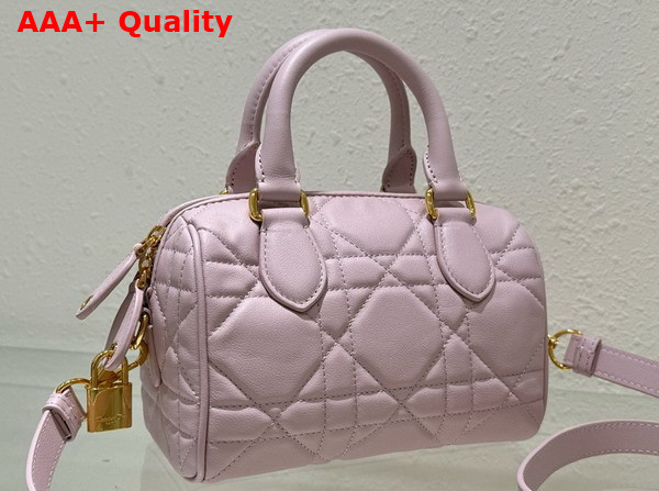 Dior Groove 20 Bag Pale Pink Macrocannage Calfskin Replica