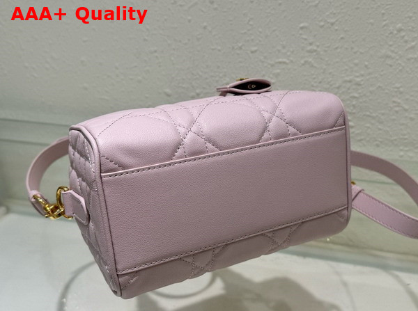 Dior Groove 20 Bag Pale Pink Macrocannage Calfskin Replica