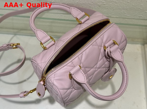 Dior Groove 20 Bag Pale Pink Macrocannage Calfskin Replica