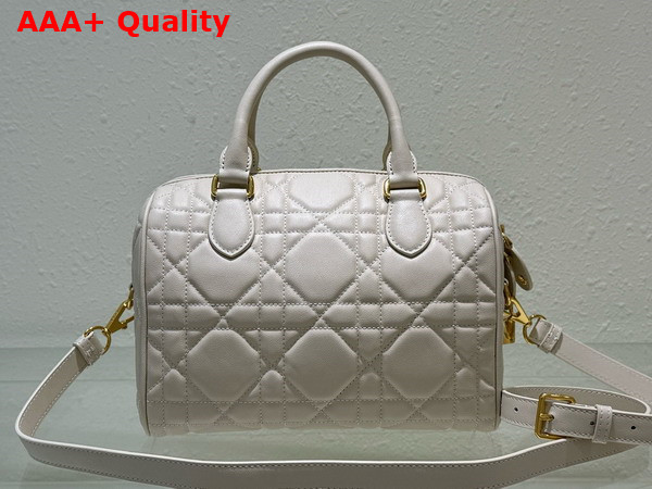 Dior Groove 25 Bag Dusty Ivory Macrocannage Calfskin Replica