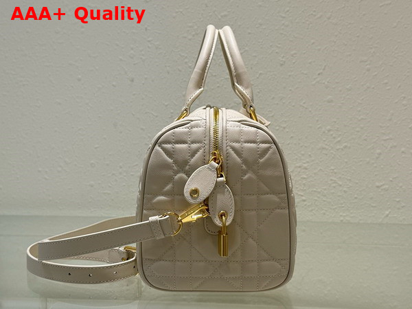 Dior Groove 25 Bag Dusty Ivory Macrocannage Calfskin Replica