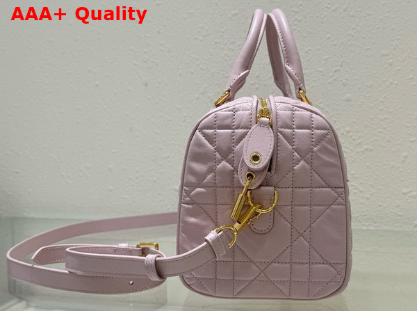 Dior Groove 25 Bag Pale Pink Macrocannage Calfskin Replica