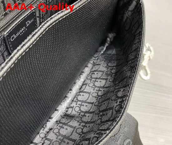 Dior Hardcore Shoulder Bag in Black Leather Replica