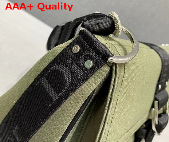 Dior Hardcore Shoulder Bag in Green Silky Canvas Replica