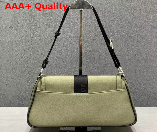 Dior Hardcore Shoulder Bag in Green Silky Canvas Replica