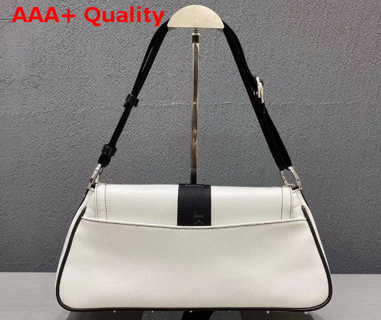 Dior Hardcore Shoulder Bag in White Leather Replica