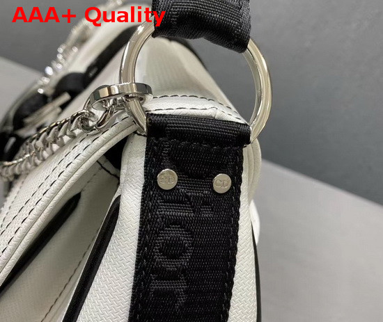 Dior Hardcore Shoulder Bag in White Leather Replica