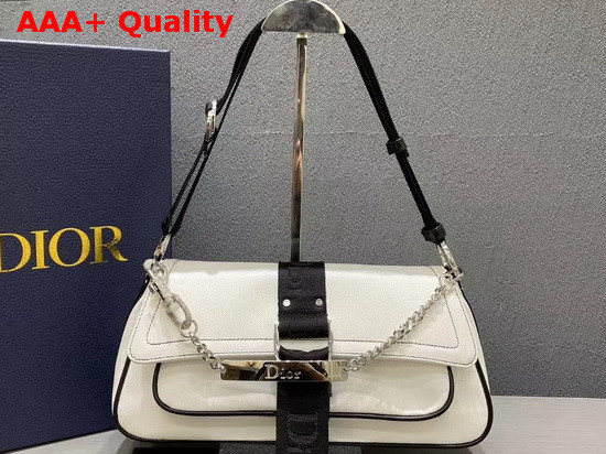 Dior Hardcore Shoulder Bag in White Leather Replica