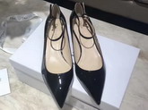 Dior High Heeled Shoe in Black Patent Calfskin Leather For Sale