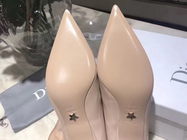 Dior High Heeled Shoe in Nude Patent Calfskin Leather For Sale