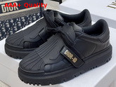 Dior ID Sneaker Black Rubber and Calfskin Replica