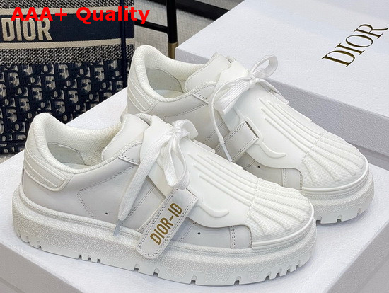 Dior ID Sneaker White Rubber and Calfskin Replica