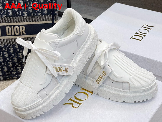 Dior ID Sneaker White Rubber and Calfskin Replica