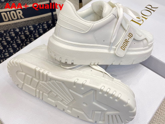 Dior ID Sneaker White Rubber and Calfskin Replica