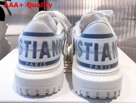 Dior ID Sneaker White and Blue Technical Fabric Replica