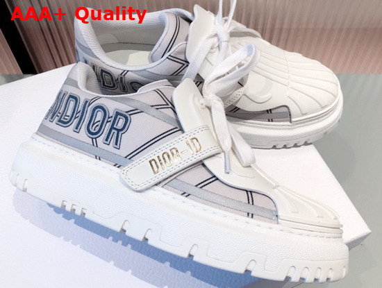 Dior ID Sneaker White and French Blue Technical Fabric KCK309TNT Replica