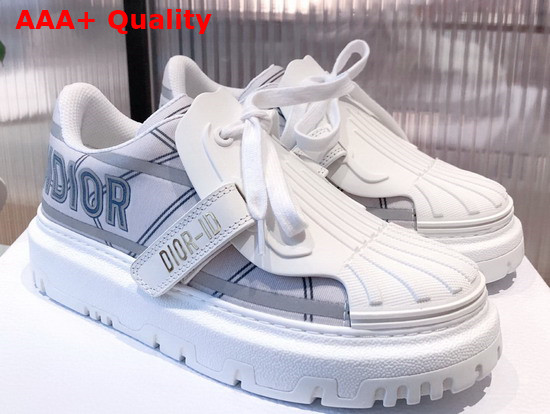 Dior ID Sneaker White and French Blue Technical Fabric KCK309TNT Replica