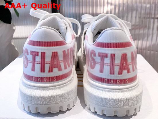 Dior ID Sneaker White and Pink Technical Fabric Replica