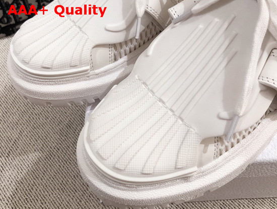 Dior ID Sneaker in White Mesh and Rubber Replica