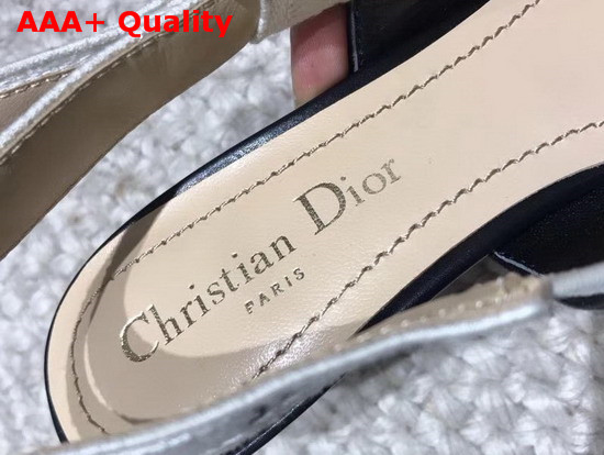 Dior J Adior Slingback in Patchwork Denim Replica