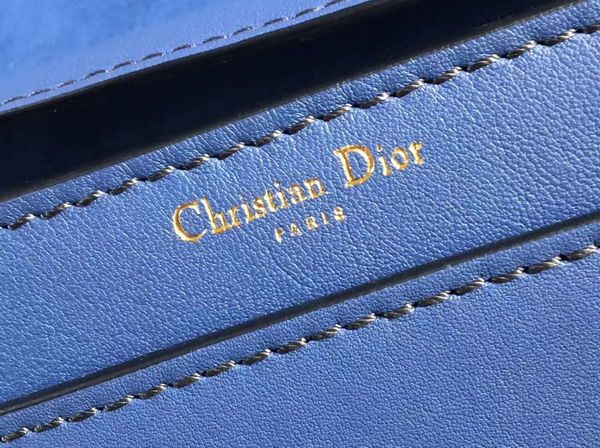 Dior J adior Flap Bag with Chain Light Blue Calfskin For Sale