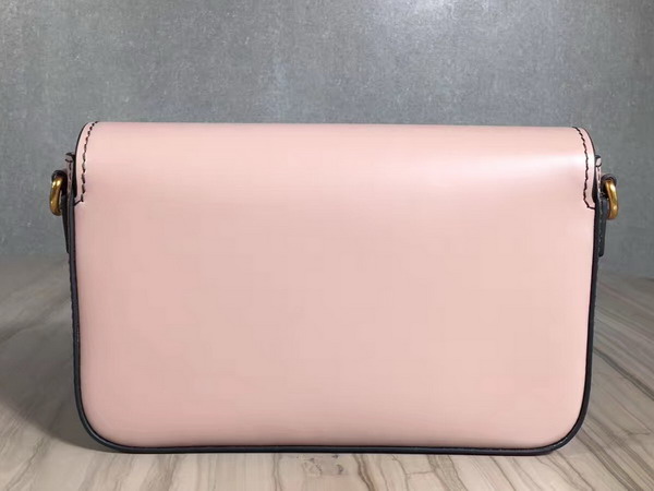 Dior Jadior Flap Bag with Shoulder Strap Pink Calfskin For Sale